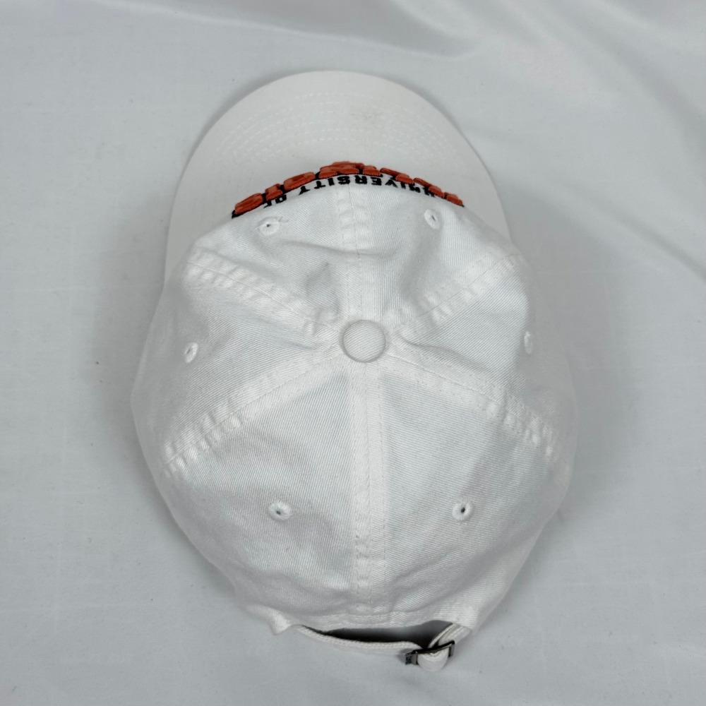 University of Illinois Fighting Illini Zephyr White Adjustable Baseball Cap - Picture 6 of 11